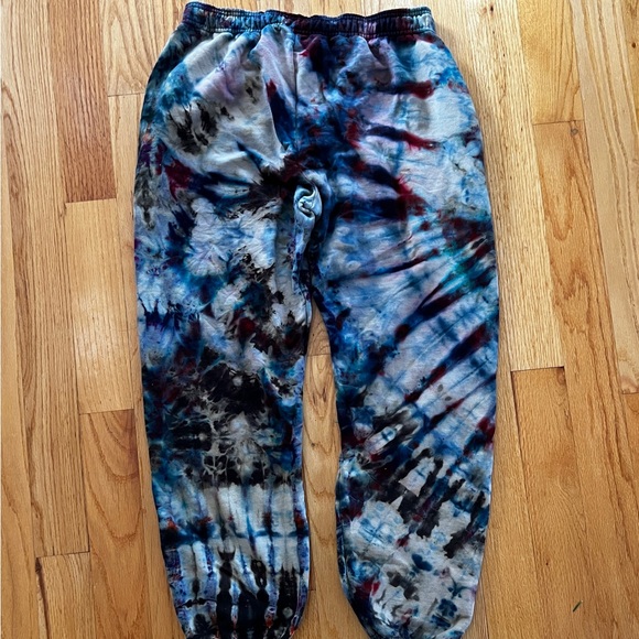 Custom tie dye Hanes Sweatpants size Large - Picture 2 of 2